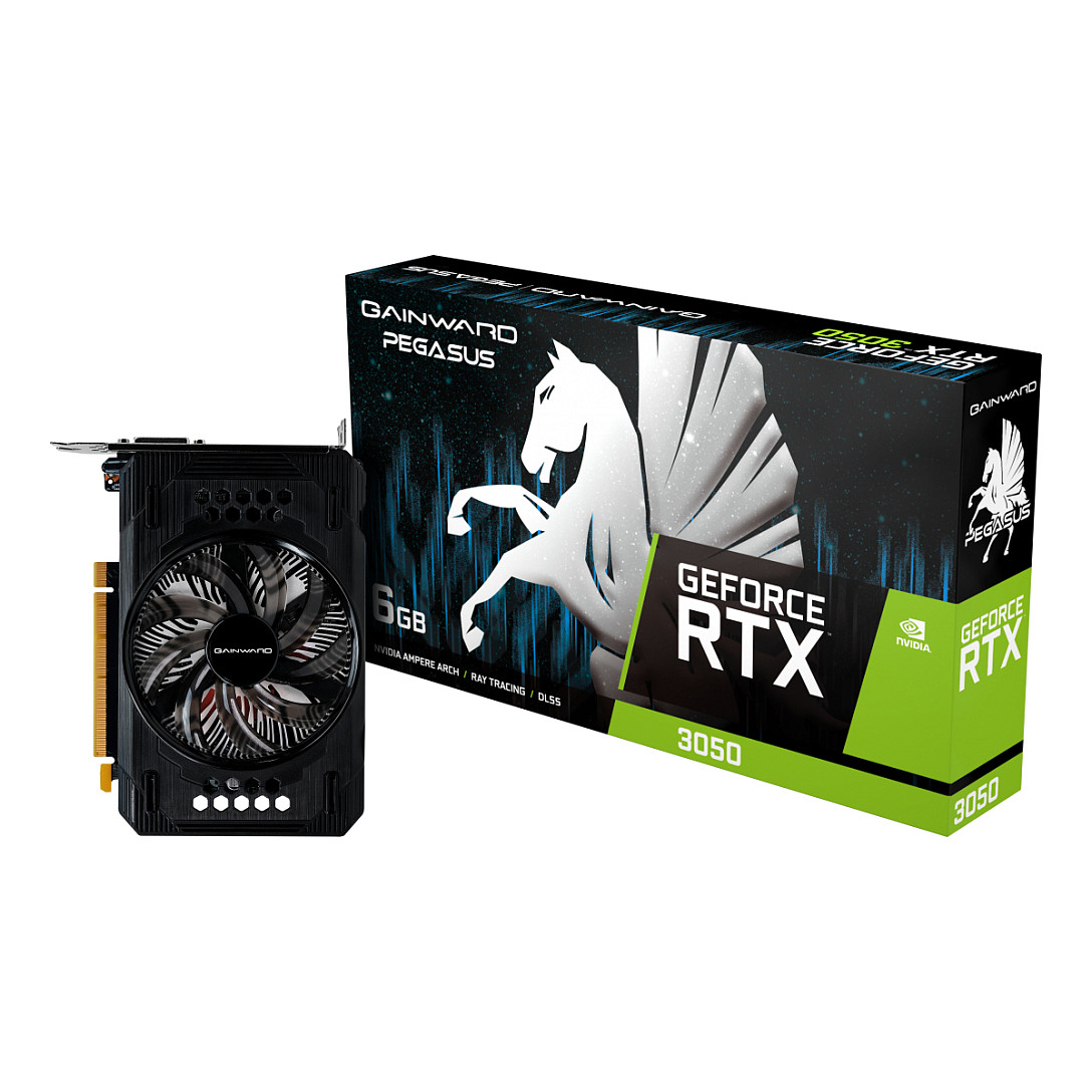 Kartelë Grafike Nvidia GeForce RTX 3050 / 6GB GDDR6 / Gainward Pegasus - 7