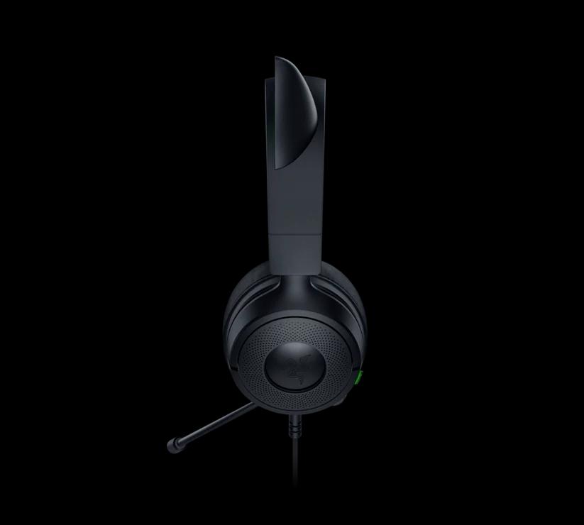 Kufje Gaming Razer Kraken Kitty V3 X / Wired / USB / 40mm / Virtual 7.1 / Mikrofon – Zezë/Gjelbër - 3