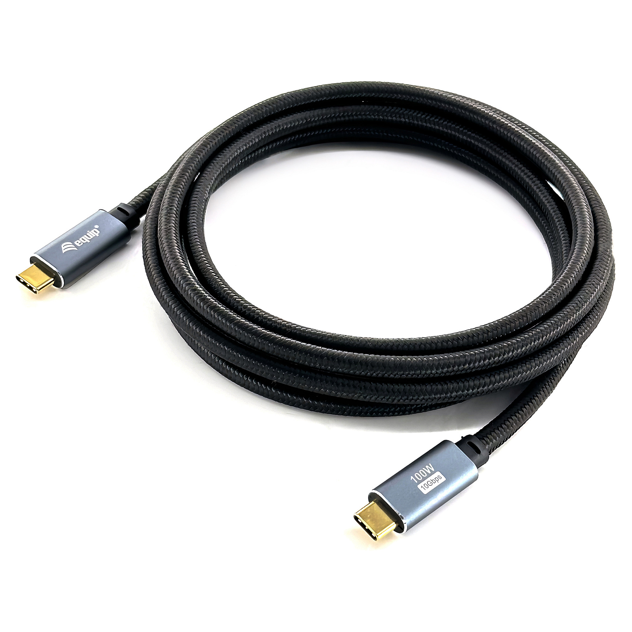 Kabllo USB / USB-C 3.2 / Equip / C–C / 2.0m / 5A / 4K60Hz - Zezë - 1