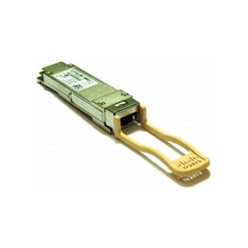 Transceiver Cisco QSFP-40G-CSR4=, QSFP+, 40Gbps, 850nm, Multi-Mode, MPO/MTP, deri në 400m - Verdhë/Gjelbër