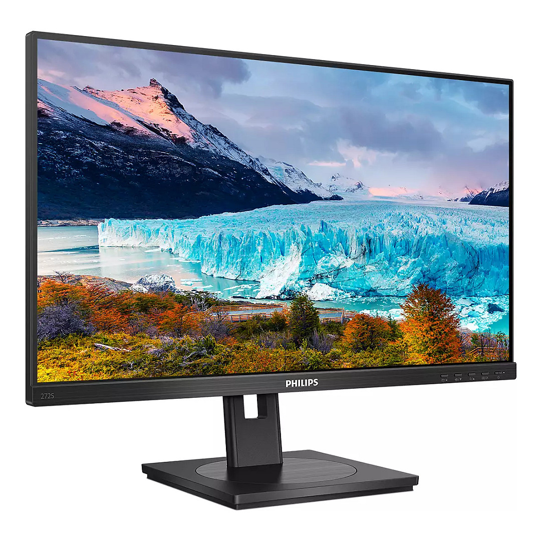 Monitor Philips 272S1M / 27″ / FHD IPS LCD / 75Hz / 4ms / VGA + DVI + HDMI + DP + USB Hub - Zezë - 3