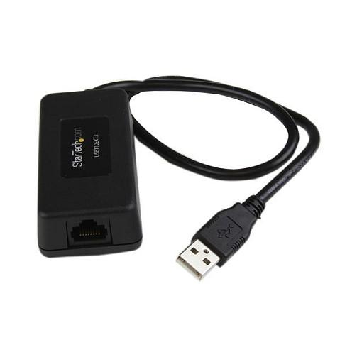 Kabllo Zgjatuese USB StarTech.com USB110EXT2, USB 1.1 në RJ45, Cat5/Cat6, deri në 40 m, 12 Mbps – Zezë - 3