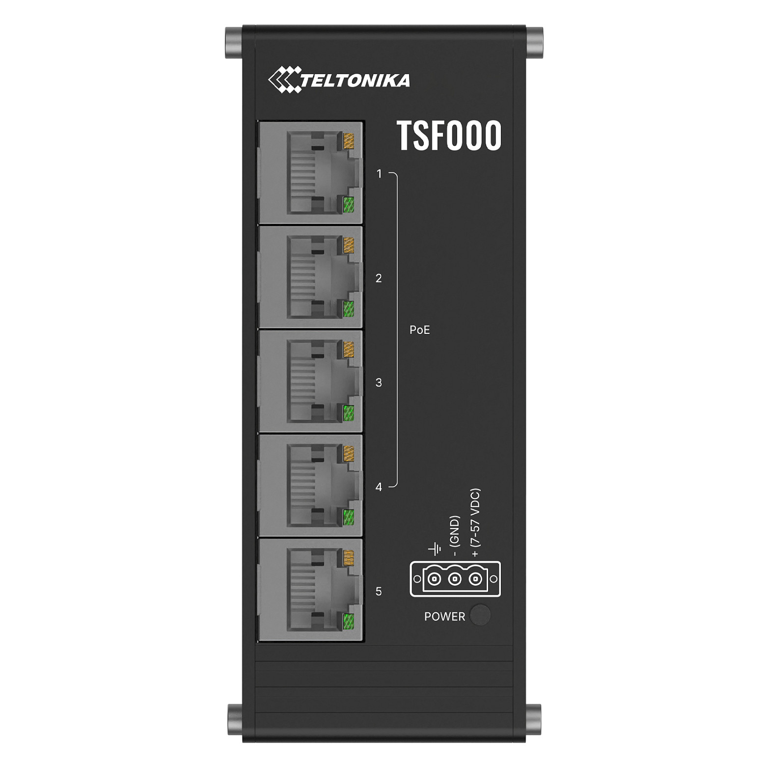 Switch Teltonika TSF000 / Unmanaged / 5xFast Ethernet / PoE+ - 3