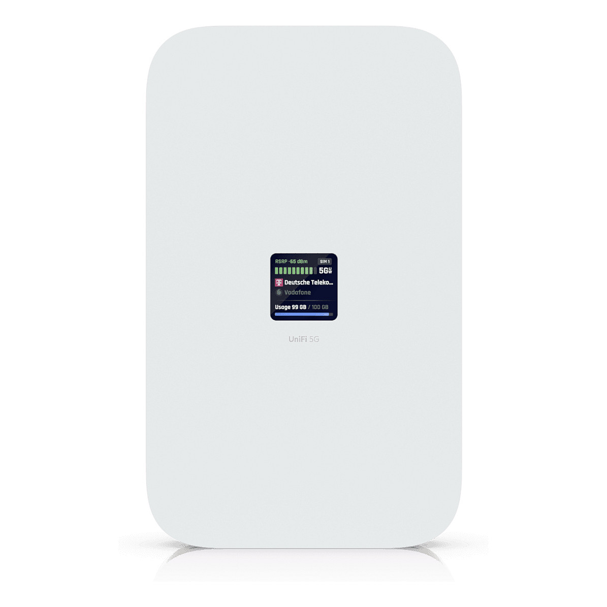 Ubiquiti UniFi 5G Max U5G-Max – 5G LTE Gateway, 2.5GbE RJ45, PoE, SIM/eSIM, UniFi WAN Failover Router