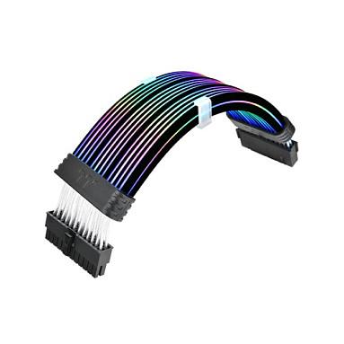 Kabllo Vazhduese Energjie Thermaltake Tt Mod 24 Pin ARGB, 24-pin, 60 LED ARGB, 202mm - Zezë - 2