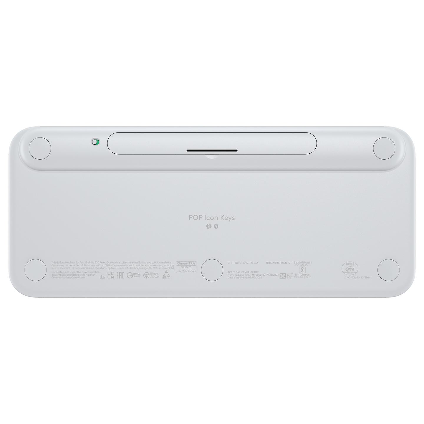 Tastierë pa kabllo Logitech POP Icon Keys / Scissor / Bluetooth / LED / QWERTZ Gjerman – Bardhë - 2