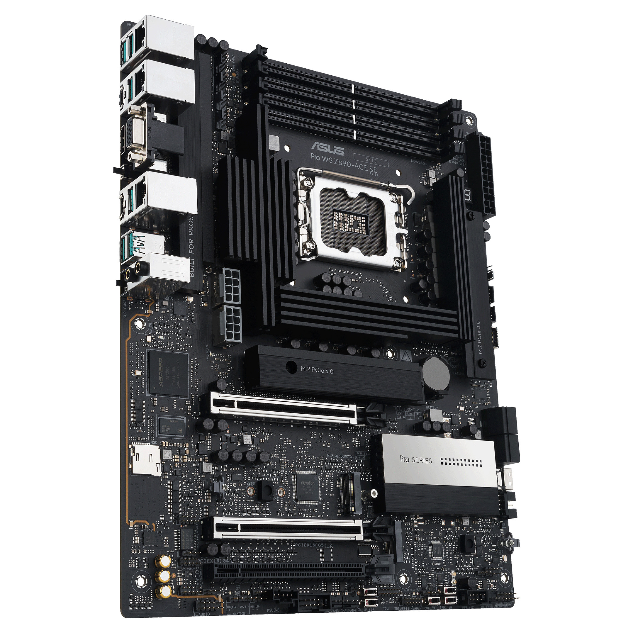 Pllakë Amë MB Intel MB ASUS PRO WS Z890-ACE SE / LGA 1851 / DDR5 / mATX - 5