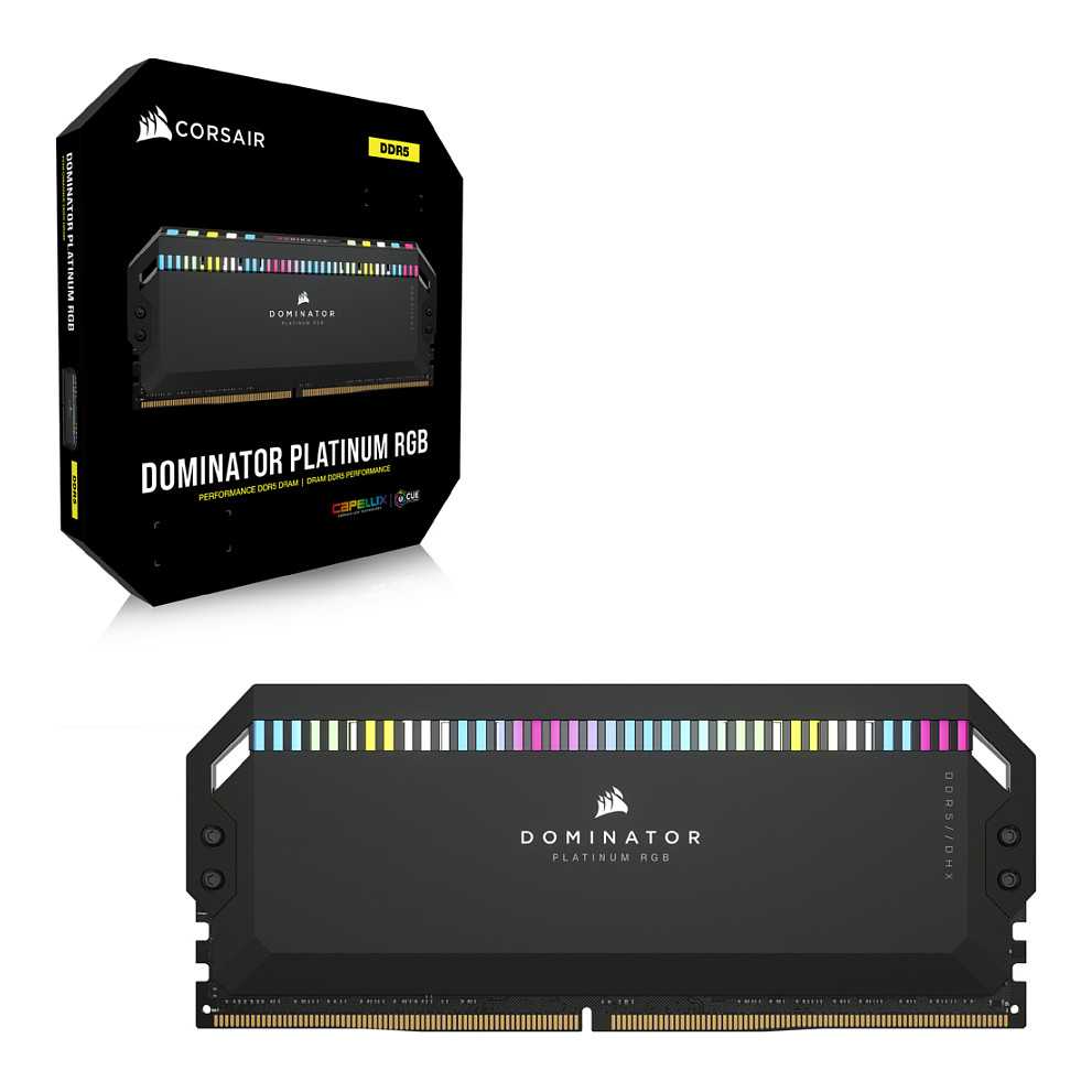 RAM Memorie Corsair Vengeance RGB 32GB (2×16GB) DDR5 6000MHz CL30 Dual‑Channel Kit / e zezë - 2