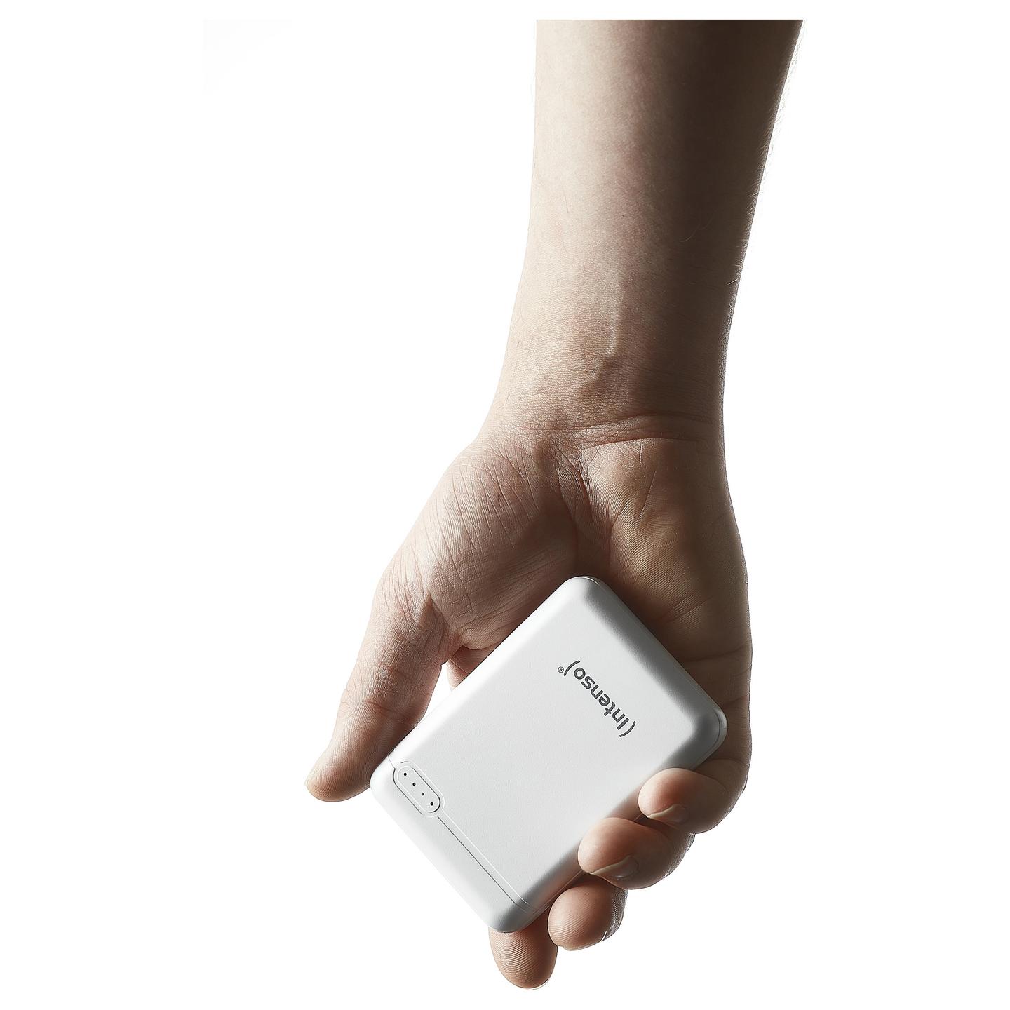 Powerbank Intenso XS10000, 10000 mAh, LiPo, USB-A, USB-C - Bardhë - 8
