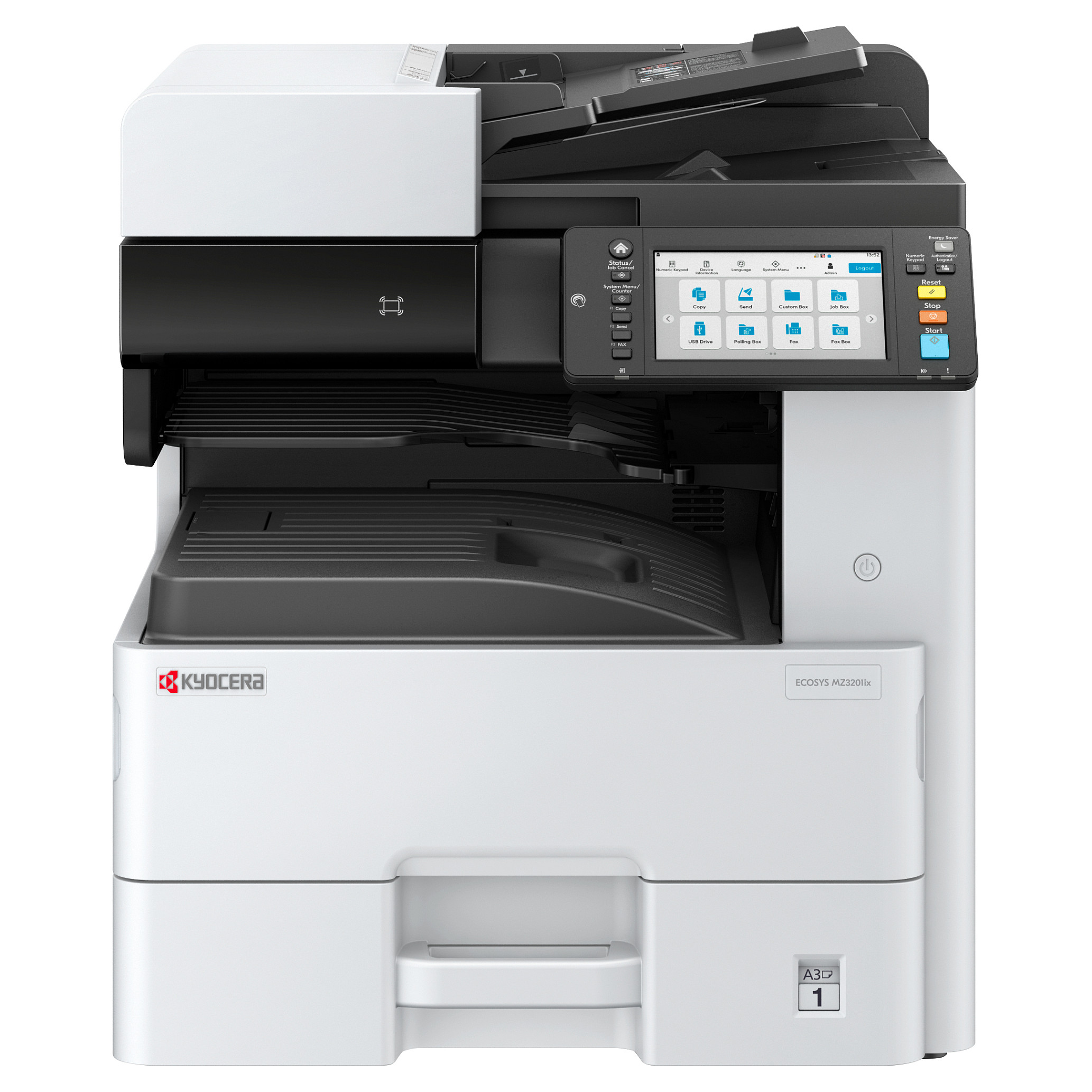 Printer Multifunksional Kyocera ECOSYS MZ3201ix / Laser Monokrom A3 / 32 ppm / Bardhë-Zezë