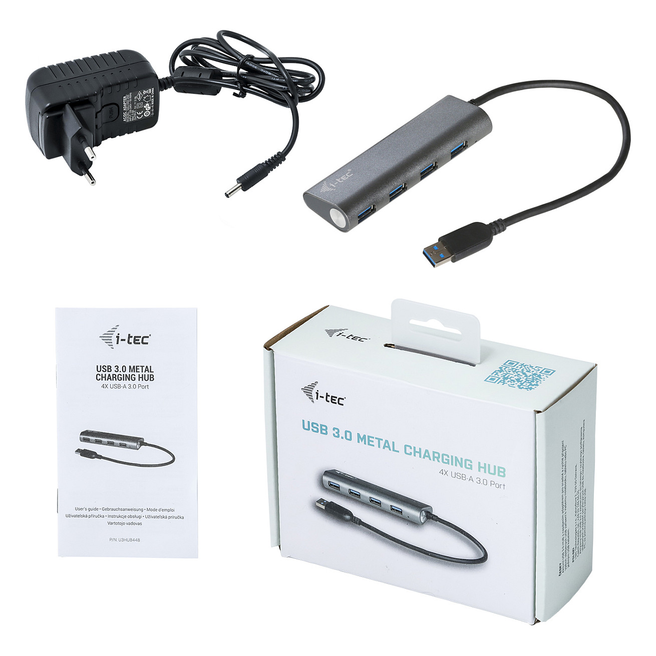 Hub i-tec U3HUB448 / 4x USB-A 3.2 / 5V/2A – Hiri - 7