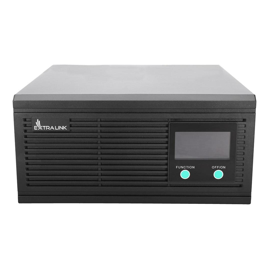 Inverter Extralink Piorun EX.31148, 24 V, 2000 VA, 1600 W, Sinus i pastër - Zezë