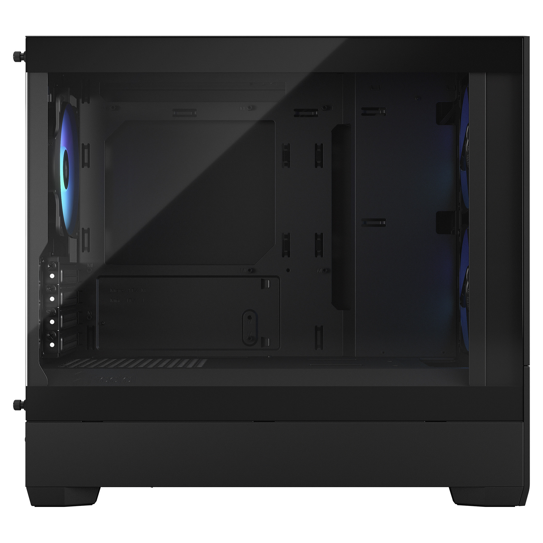 Kasë Mini Fractal Design Pop Mini Air Window – Zezë - 3
