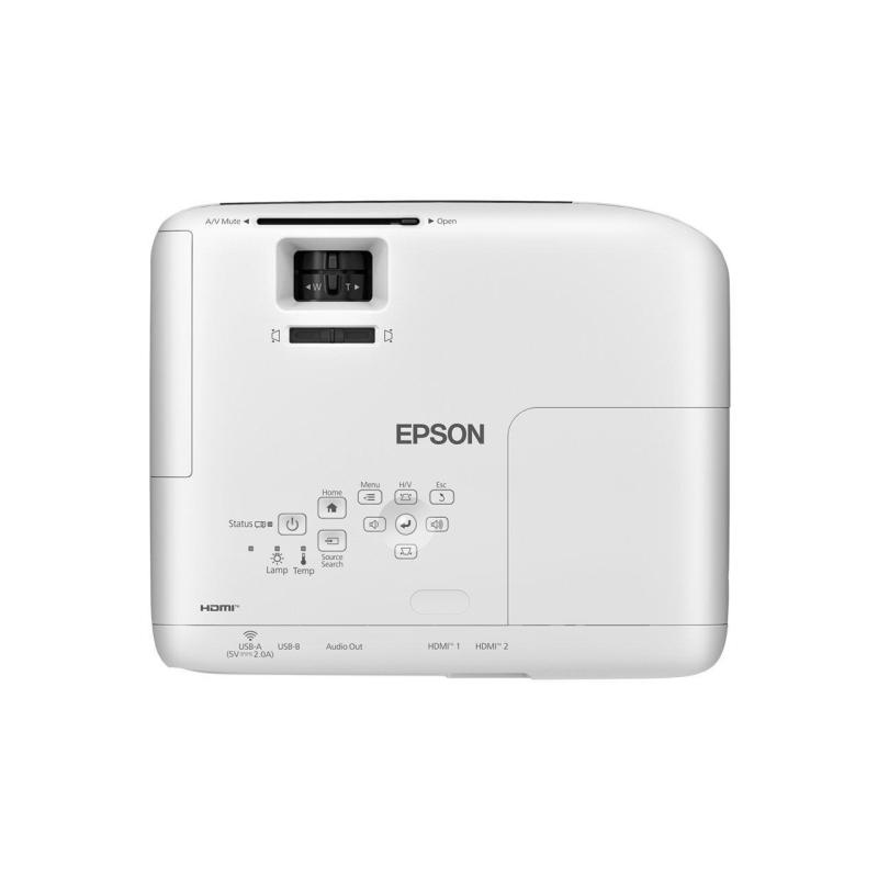 Projektor Epson EB-FH08 3LCD / Full HD / 3600 lumen / 12000h / 2x HDMI - Bardhë - 3