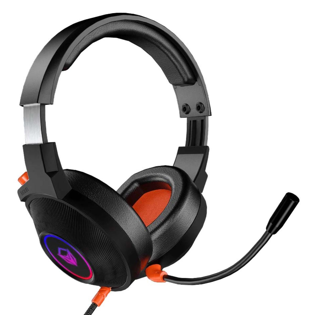 Kufje Gaming Meetion HP012 Virtual 7.1 Surround / USB/ RGB / e zezë - 2