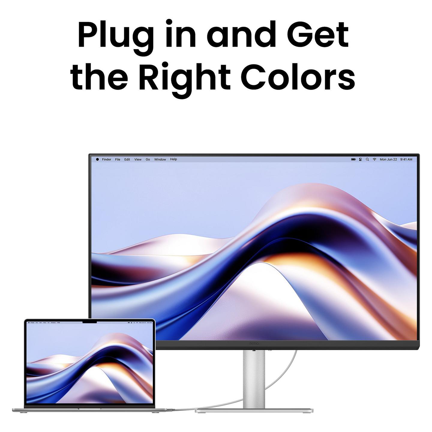 Monitor BenQ MA320U / 31.5" / 4K UHD IPS / 60Hz / 5ms / HDMI+USB-C - Bardhë - 7