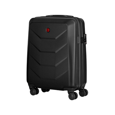 Çantë Kabine Wenger SwissGear 612536 Prymo / Hard Shell / Polycarbonate + ABS / 36 L / 55 × 40 × 20 cm / 4 Double Spinner Wheels / 2" Expandable / Travel Sentry - Zezë