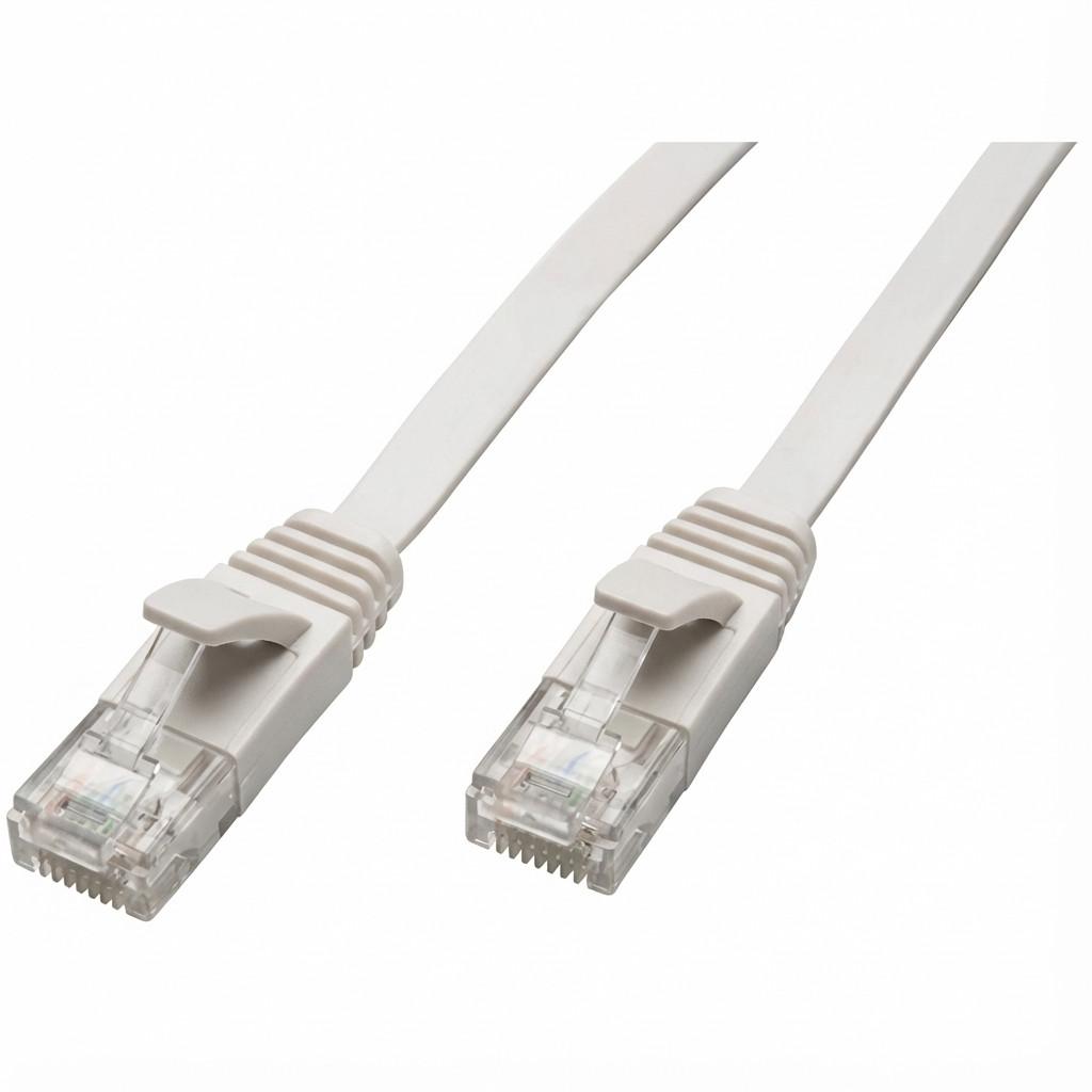 Kabllo për Rrjet Captiva 80282 / RJ45 - RJ45 / Cat.8 / 40 Gbit/s / 5 m - Bardhë