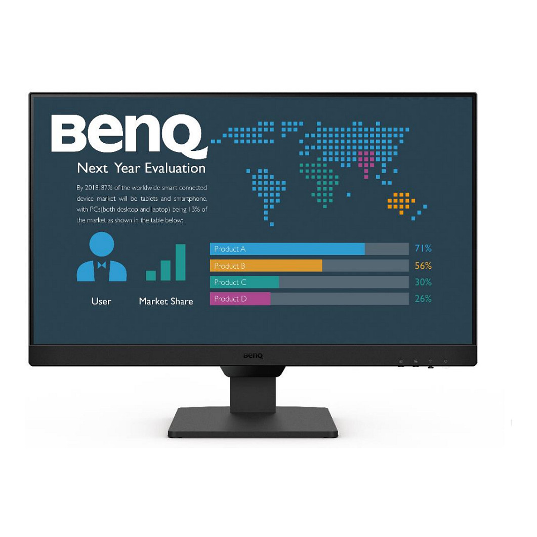 Monitor BenQ BL2490 / 23.8" / Full HD IPS LCD / 100Hz / 5ms / HDMI+DP - Zezë