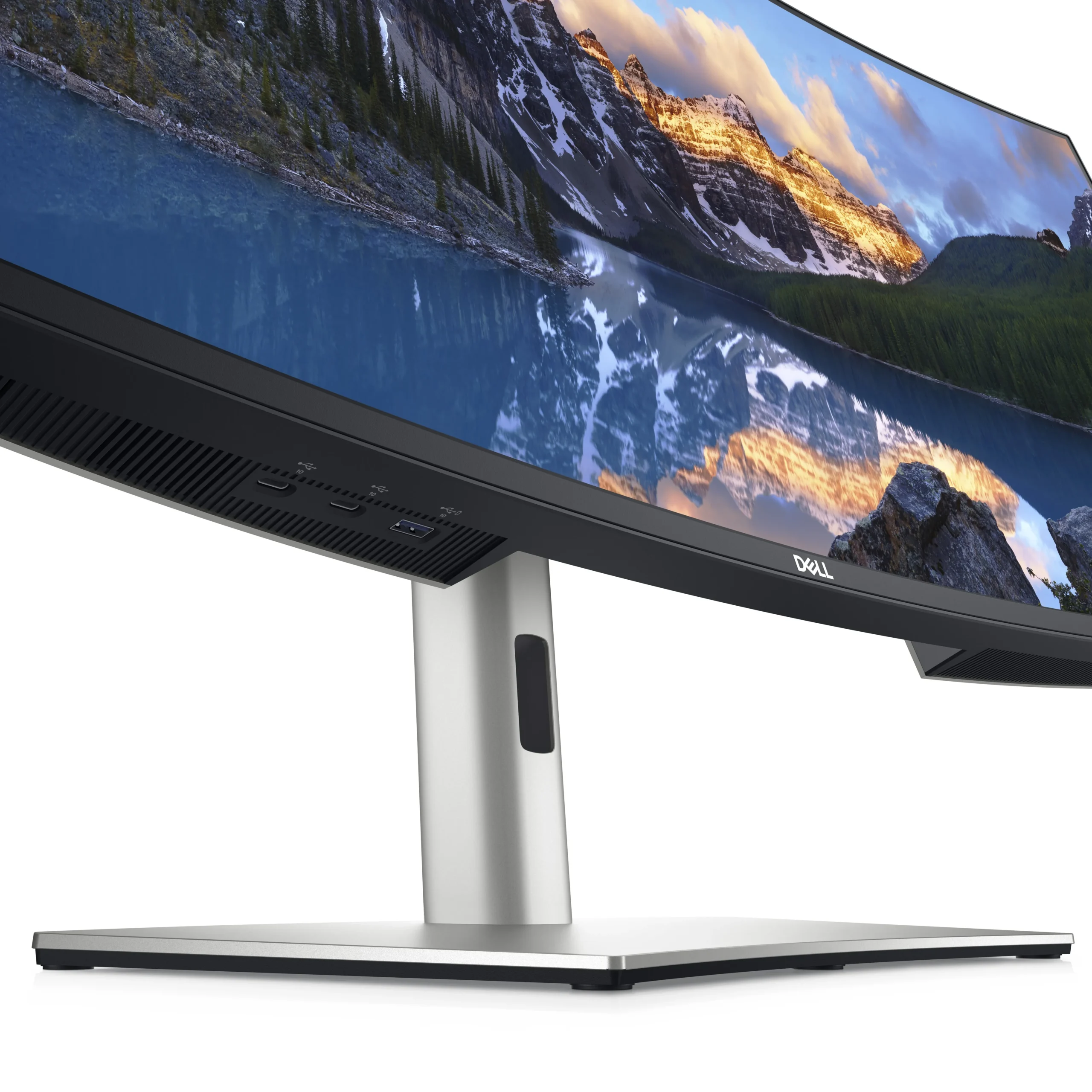 Monitor Dell U3824DW / 37.5"/ Wide Quad HD+ IPS / Curved / LCD / 60Hz / 8ms / USB + DisplayPort + HDMI - Argjend/Zezë - 2