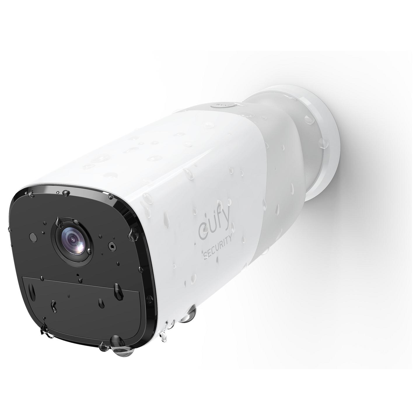 Kamerë Sigurie IP CCTV Eufy eufyCam 2 Pro 2-Cam Kit + HomeBase 2, 2K, 140°, Wi-Fi, IR, IP67 - Bardhë - 4