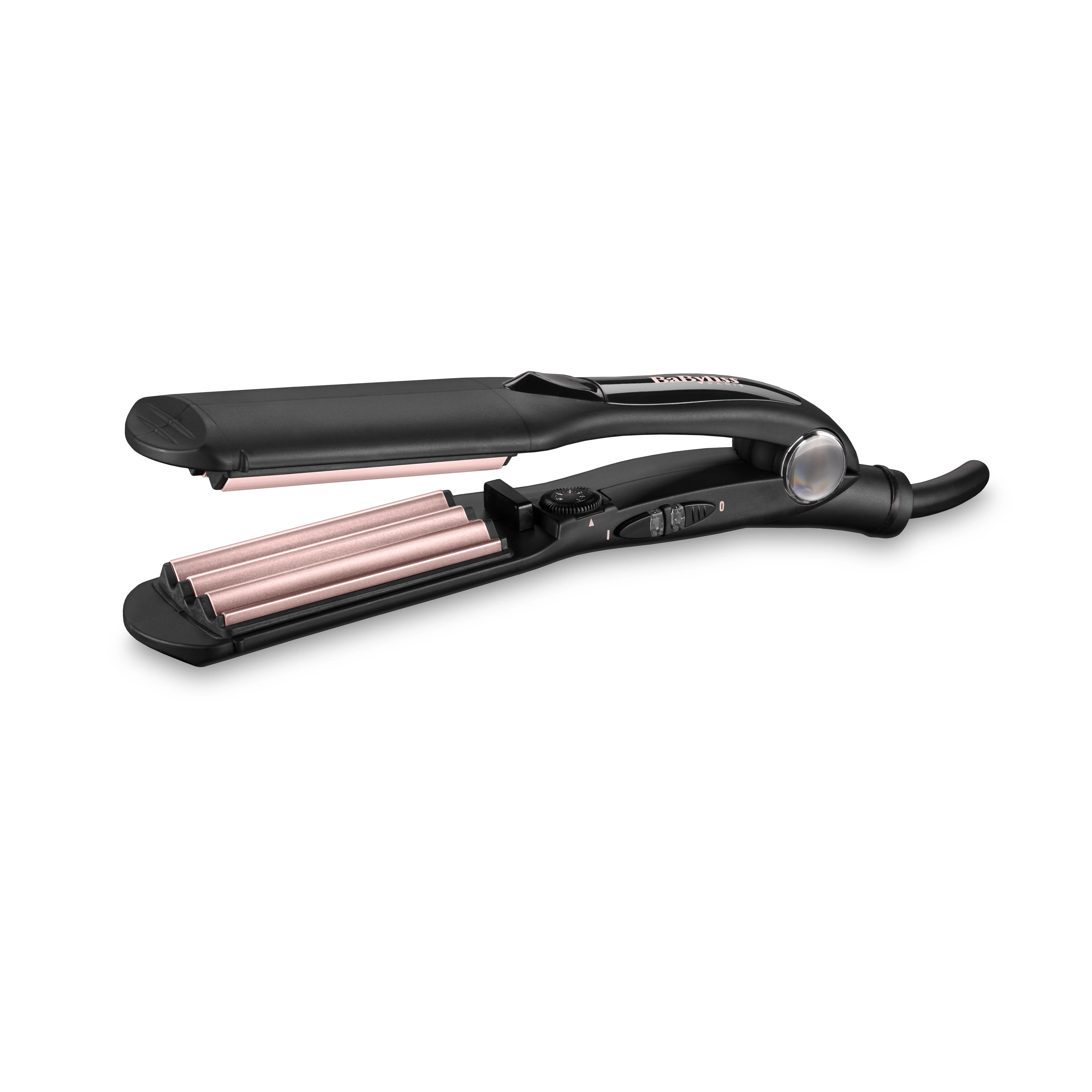 Stiluese për Flokë BaByliss The Crimper 2165CE / Tourmaline-Ceramic / 10 Temperatura / 210°C – Zezë/Rozë - 1