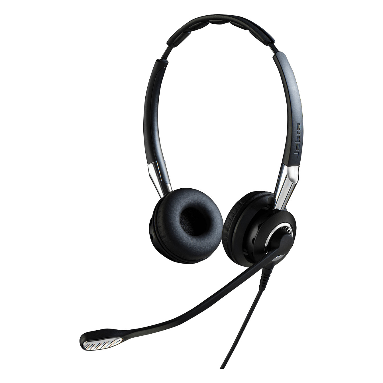 Kufje me kabllo Jabra BIZ 2400 II Duo / QD / UNC - Zezë/Argjend