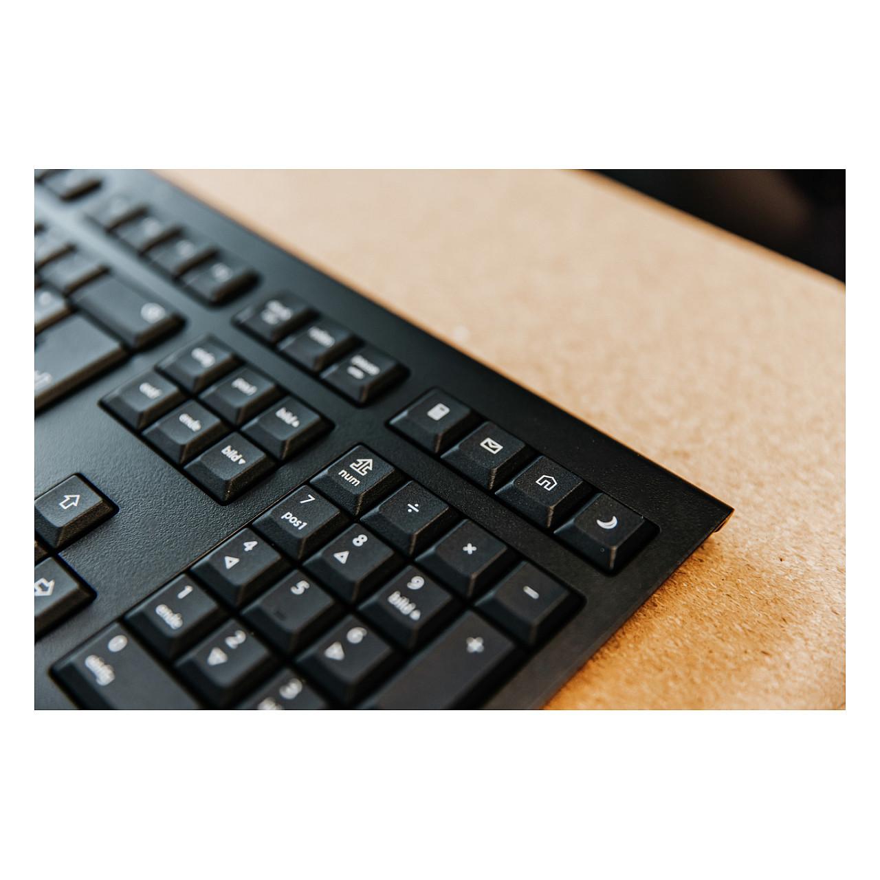 Tastierë Pa kabllo CHERRY KW 3000, USB, Full-Size, Island-Style, 2.4GHz, AZERTY, FR-Layout - Zezë - 5