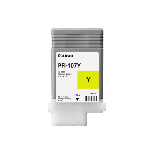 Toner Canon PFI-107Y, 130 ml - Verdhë - 2