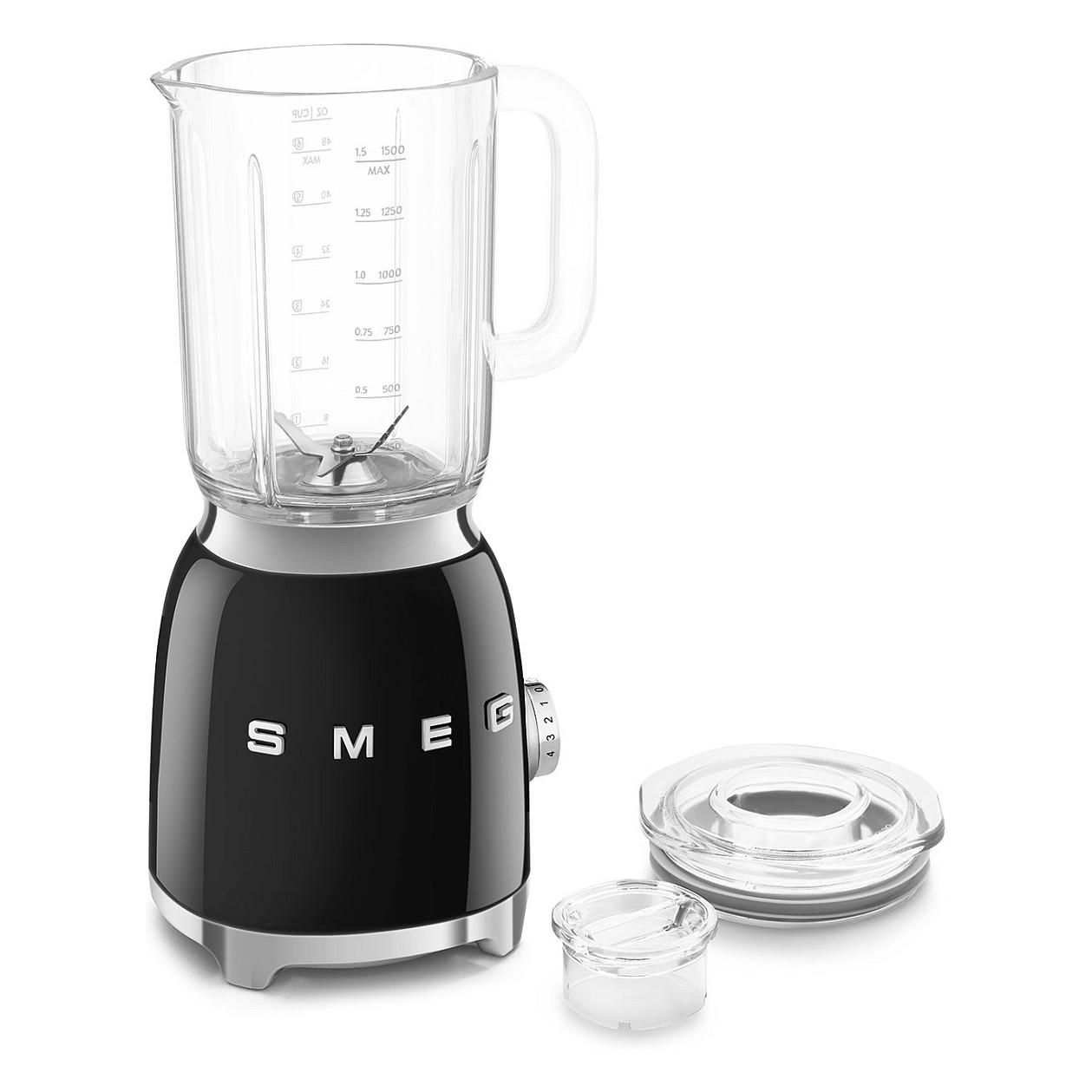 Blender Smeg BLF03BLEU, 800W, 1.5L, 4 Shpejtësi, 4 Programe, Enë Tritan Renew - Zezë - 3