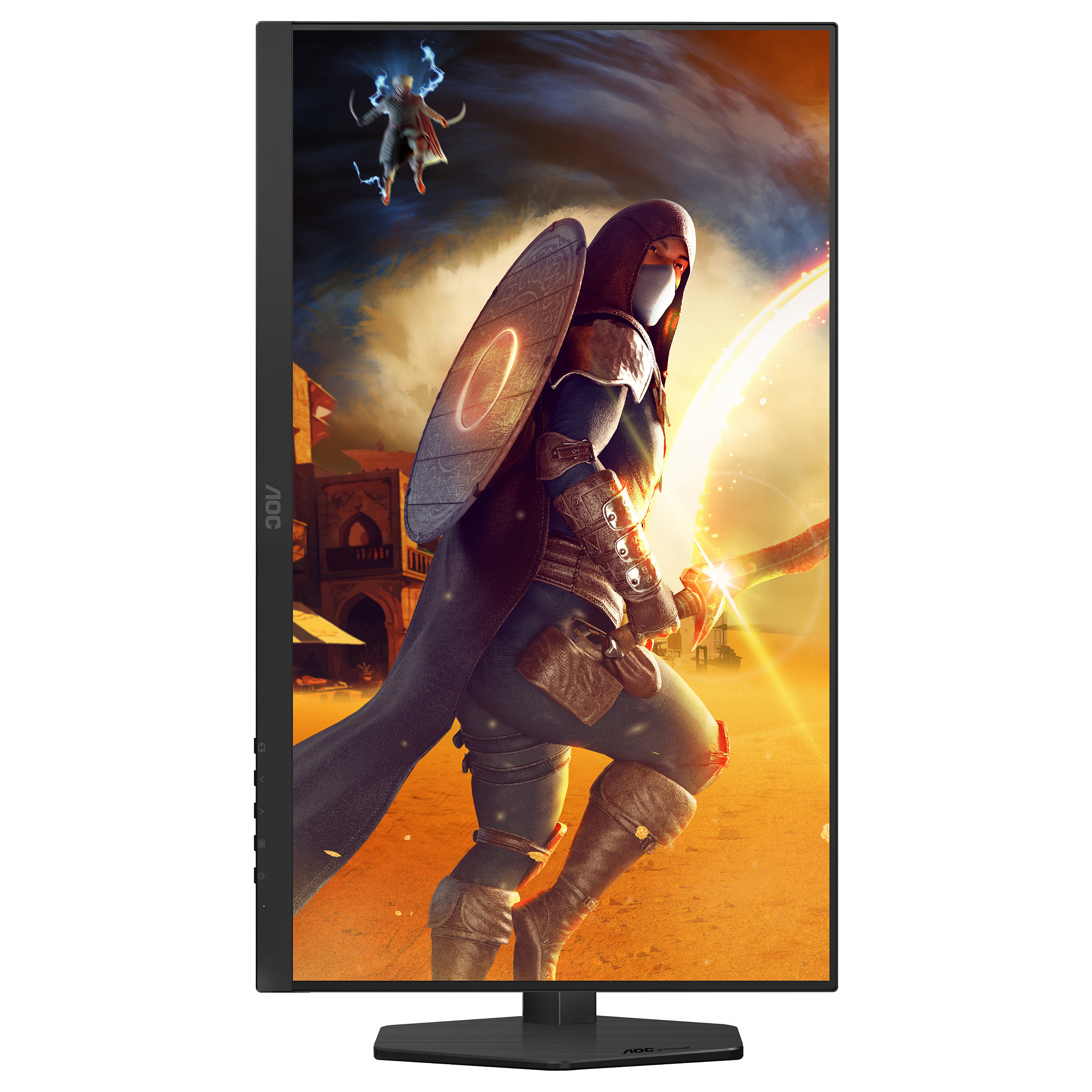 Monitor Gaming AOC Q27G4SRU / 27" / Quad HD Fast IPS / LED / 320 Hz / 0.3 ms / HDMI+USB+DP+HDCP - Zezë/Kuqe - 12