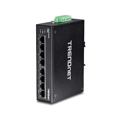 Switch Industrial TRENDnet TI-G80, 8× Gigabit Ethernet, Switching Capacity 16Gbps, DIN Rail – Zezë