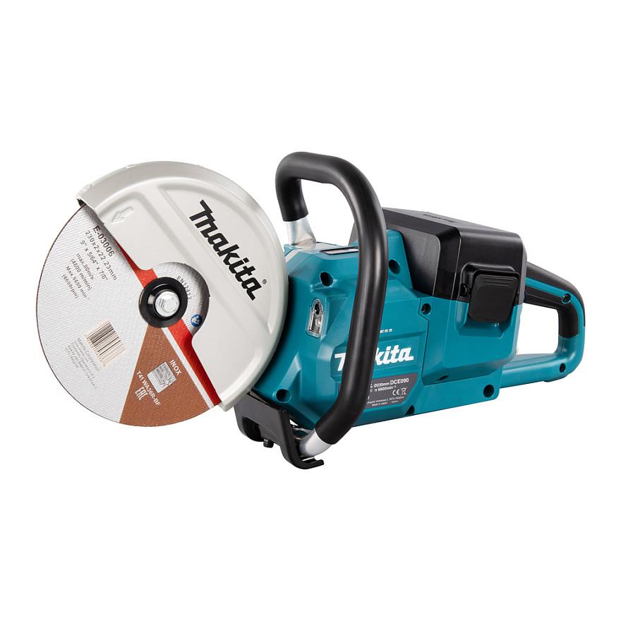 Prerëse me Bateri Makita DCE090ZX1, 36V, 6600rpm, Disk 230mm, Prerje 88mm - Blu/Zezë
