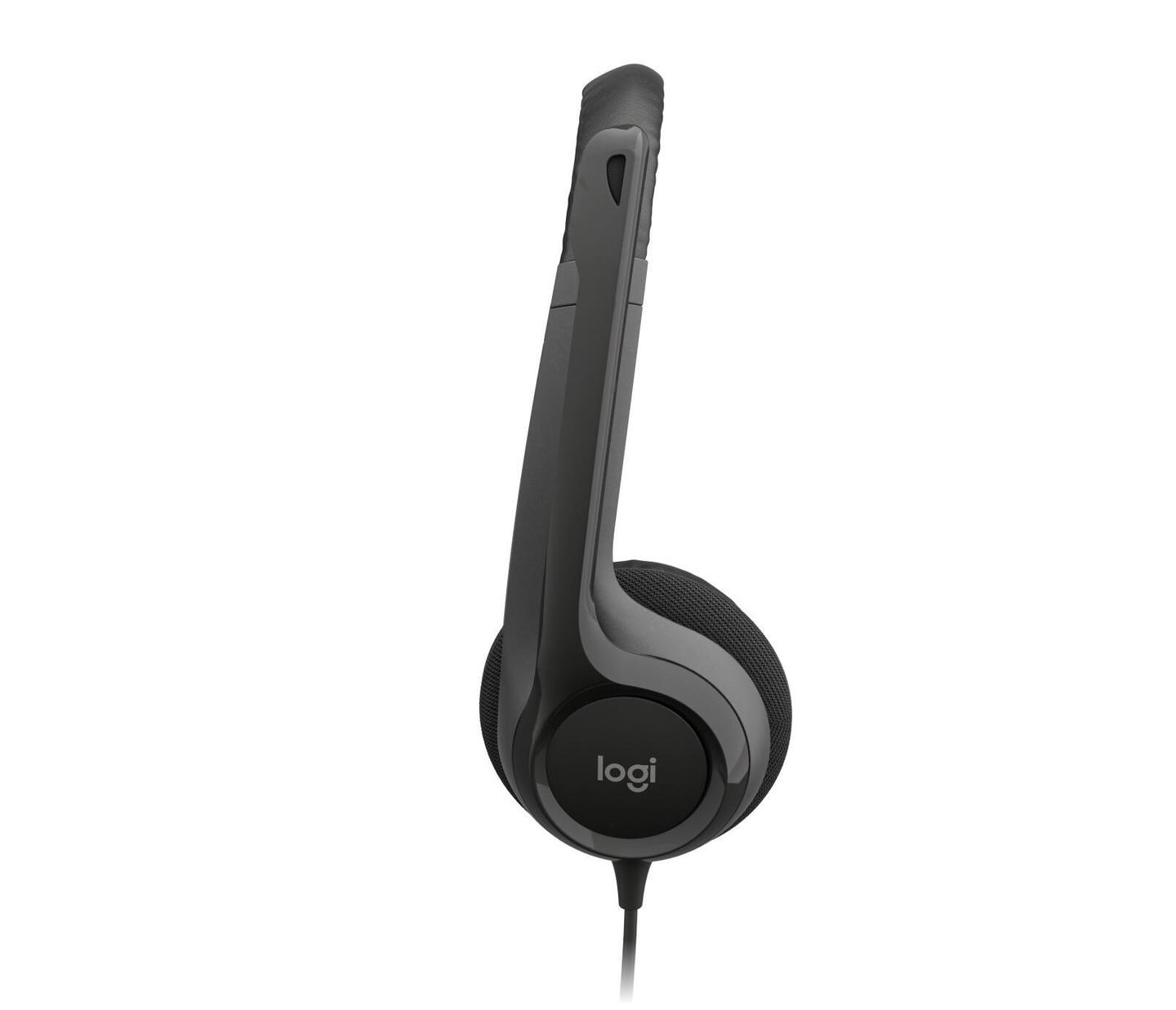 Kufje me Kabllo Logitech H390 / USB / Stereo / Mikrofon Noise-Cancelling / 30mm – Zezë - 3