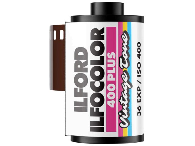 Film fotografik ILFORD ILFOCOLOR 400 Plus / 135 / ISO 400 / 2x36 Ekspozime / Vintage Tone - Mix