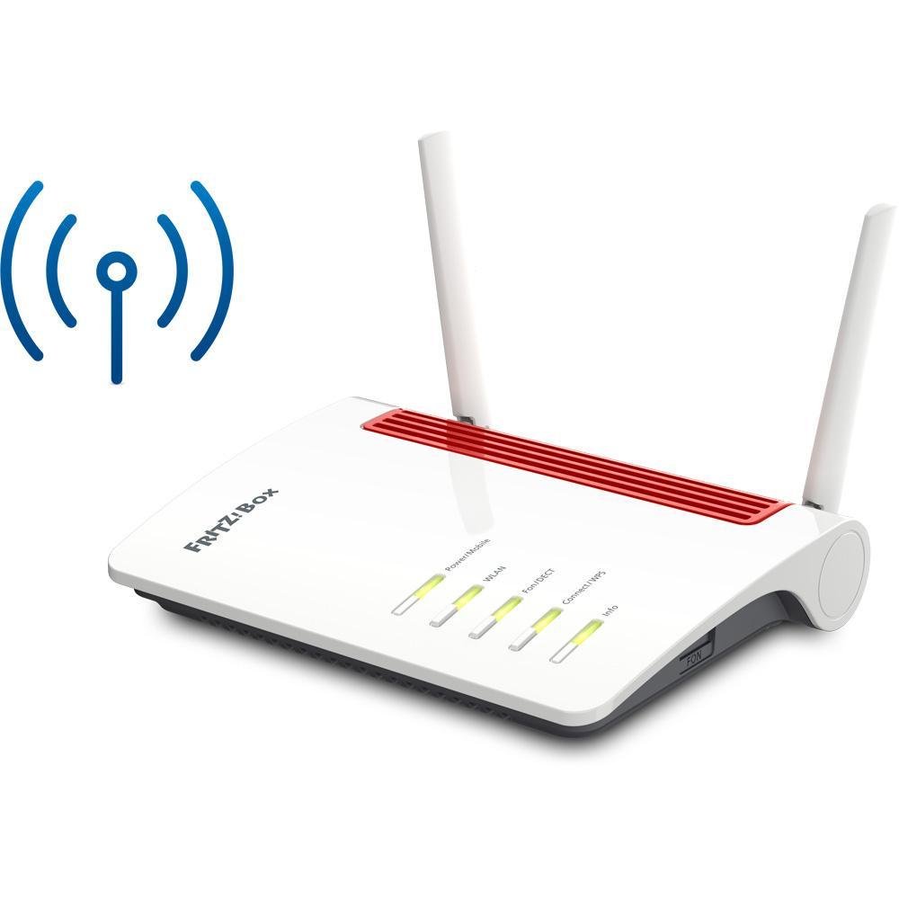 Ruter FRITZ!Box 6850 LTE / 20003084 / 4G LTE / Wi-Fi 5 / 4x Gigabit LAN / DECT / USB 3.0 – Bardhë - 2