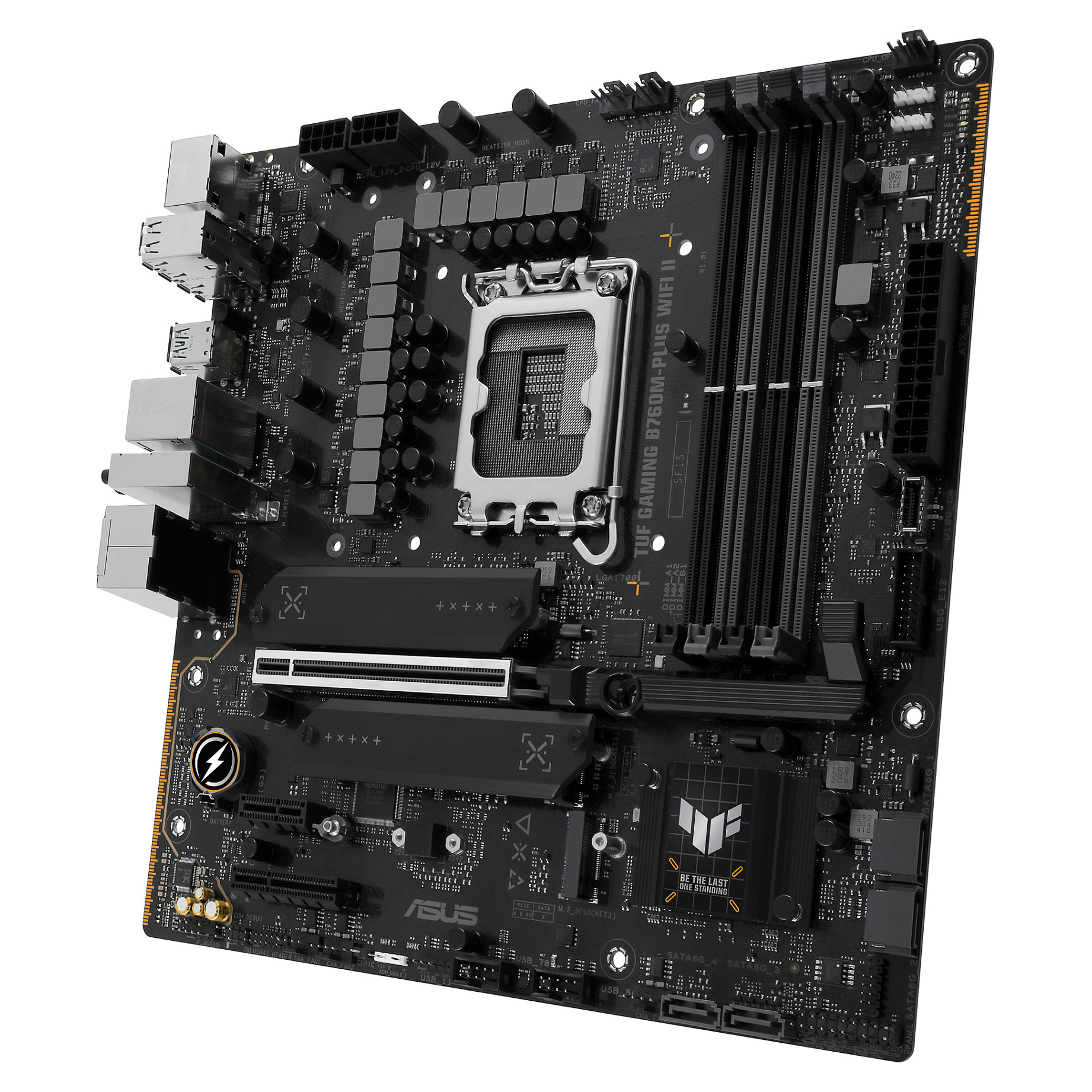 Pllakë Amë MB Intel ASUS TUF GAMING B760M-PLUS WIFI II / LGA 1700 / DDR5 / mATX / HDMI+DP - 3