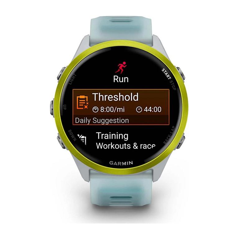 Orë e mençur Garmin Forerunner 570, 47mm, AMOLED 1.4", GPS, 8GB, 5 ATM – Verdhë/Blu - 2