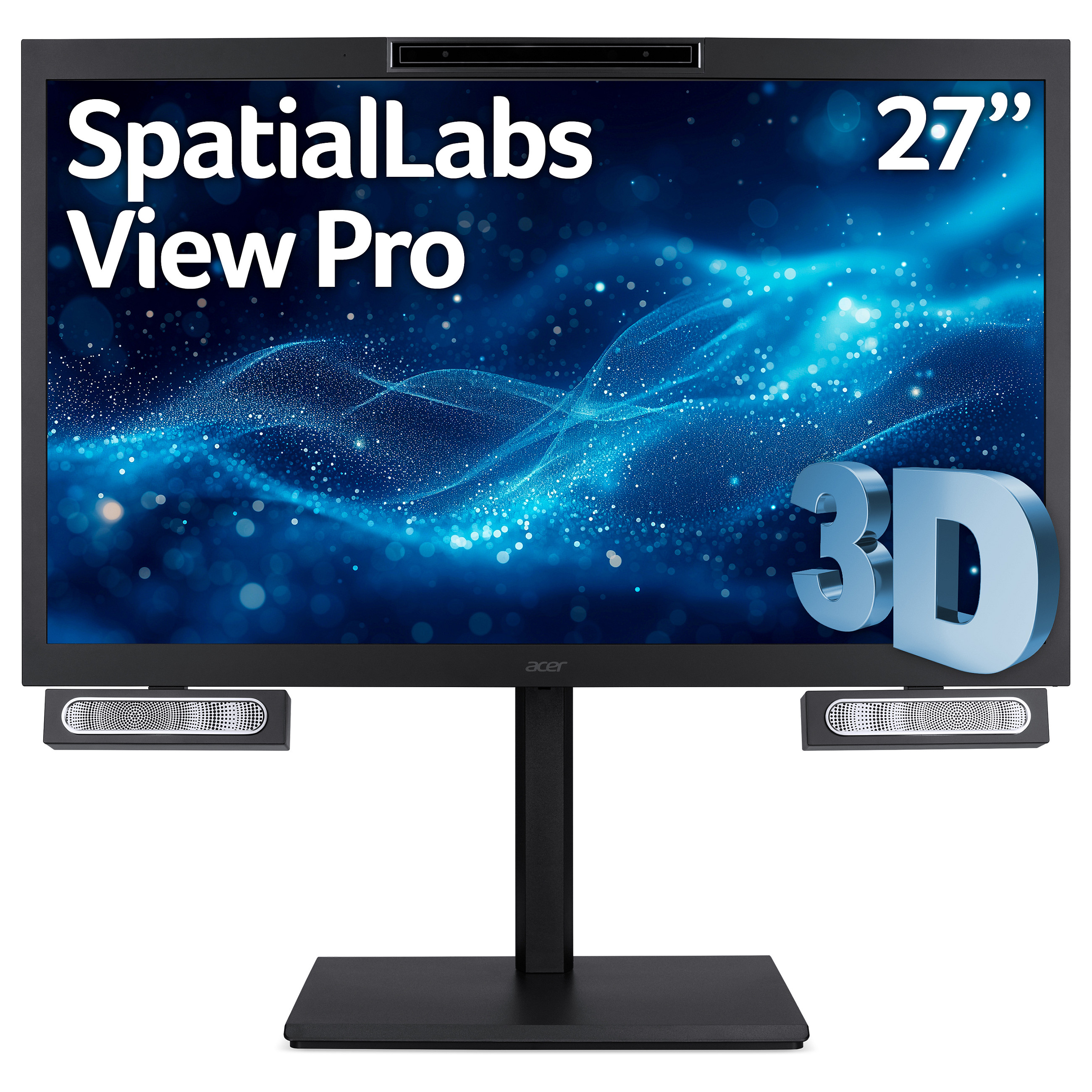 Monitor Gaming Acer SpatialLabs View Pro ASV27-2P / 27" / 4K Ultra HD LCD / 160Hz / 5ms / HDMI+USB - Zezë - 2