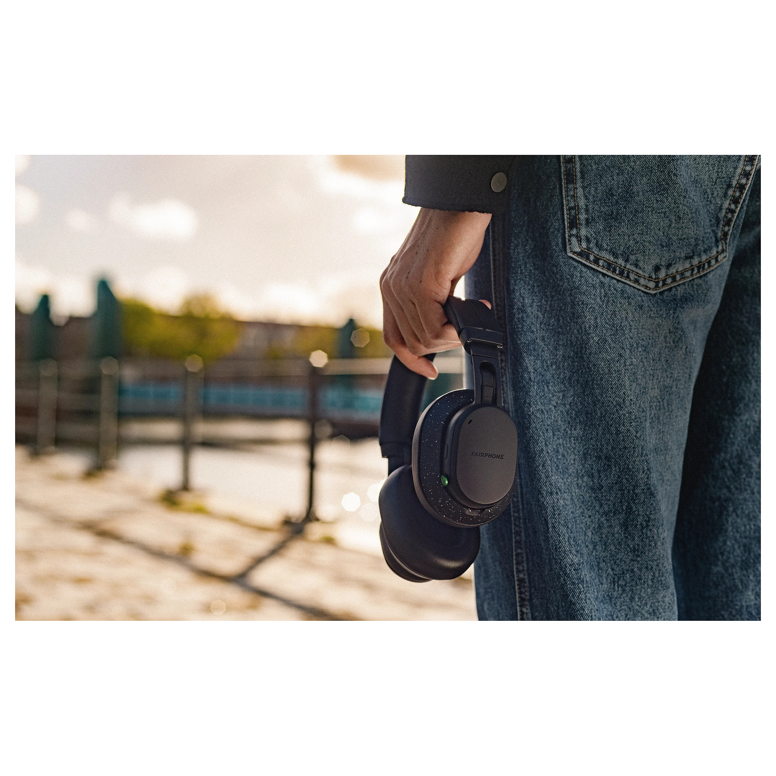 Kufje pa Kabllo Fairbuds XL 2025 Bluetooth / USB-C – Zezë - 9