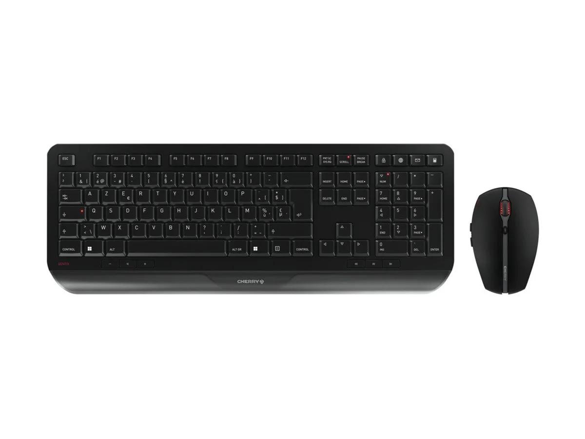 Combo (Tastierë & Maus) Cherry Gentix Desktop, Wireless, Belgian  - Zezë - 1