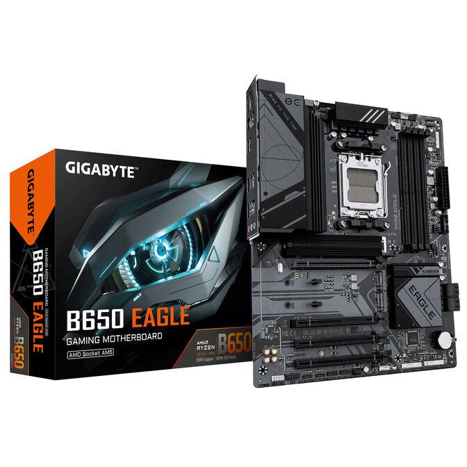 Pllakë Amë Gigabyte B650 EAGLE, AM5, B650, DDR5, ATX, DisplayPort, HDMI, GbE LAN 