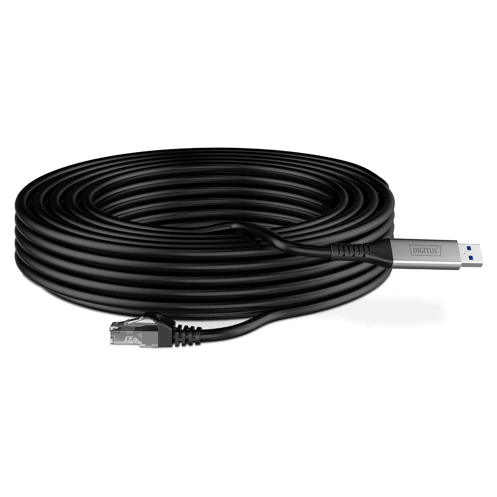 Kabllo USB DIGITUS  3.2 në RJ45 Ethernet 1 Gbit/s 15m - 3