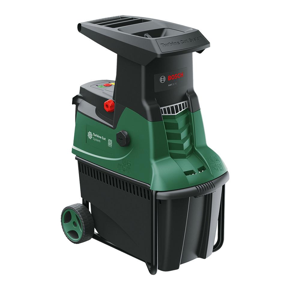 Grirëse Elektrike për Degë Bosch AXT 25 TC, 2500W, Turbine-Cut, 45mm, 53L - Gjelbër/Zezë - 2