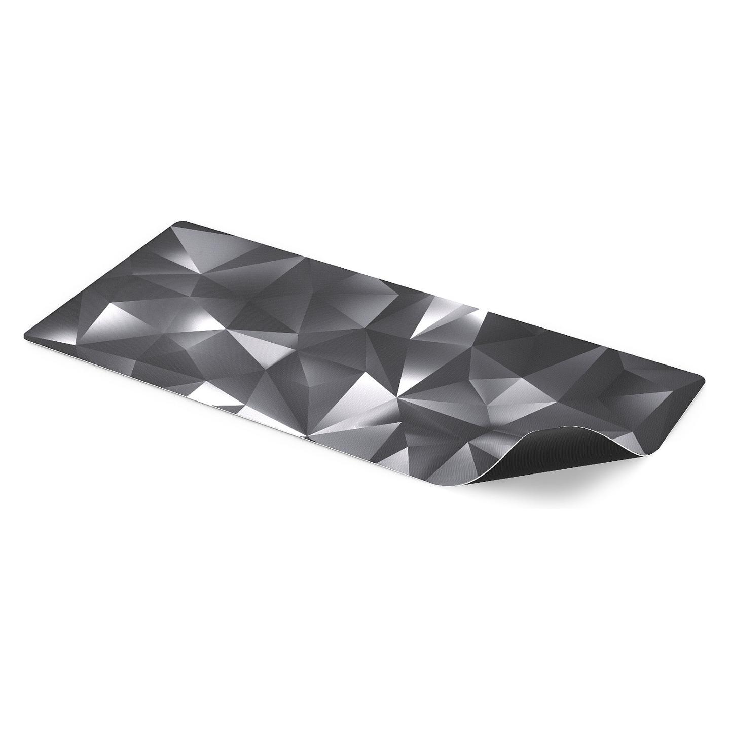Mauspad Gaming ENDORFY Crystal Black XL / 900x400x3mm / XL / Sipërfaqe Pëlhure / Rezistent ndaj Lagështirës / Skaje të Qepura / Bazë Gome – Zezë/Gri/Bardhë - 6