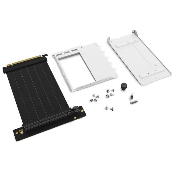 Mbajtës Vertikal për Kartelë Grafike Sharkoon CA500 / AK Series VGCK 4.0 / PCIe 4.0 x16 Riser / 17cm - Bardhë/Zezë