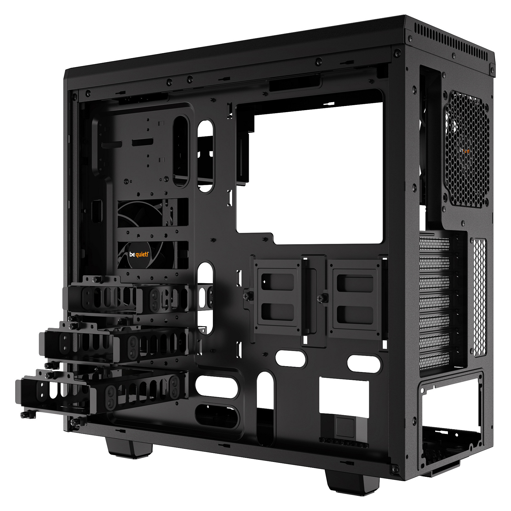Kasë PC be quiet! Pure Base 600 / Midi Tower / ATX / 1x 140mm + 1x 120mm Fan / Silent - Argjend/Zezë - 5
