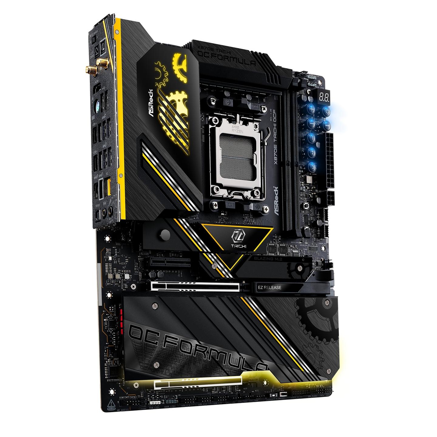 Pllakë Amë ASRock X870E Taichi OCF / AMD AM5 / DDR5 / ATX / Wi-Fi 7 / 5GbE LAN