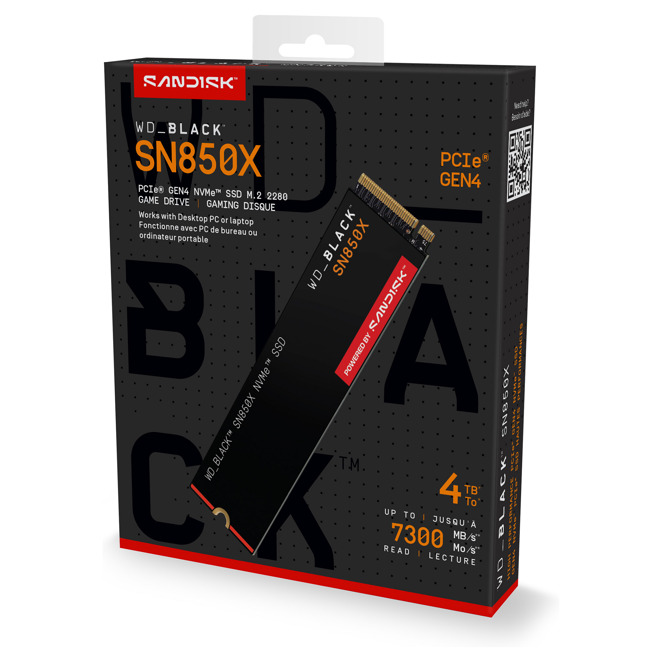 SSD M.2 4TB WD Black SN850X NVMe PCIe 4.0 x 4 - 7