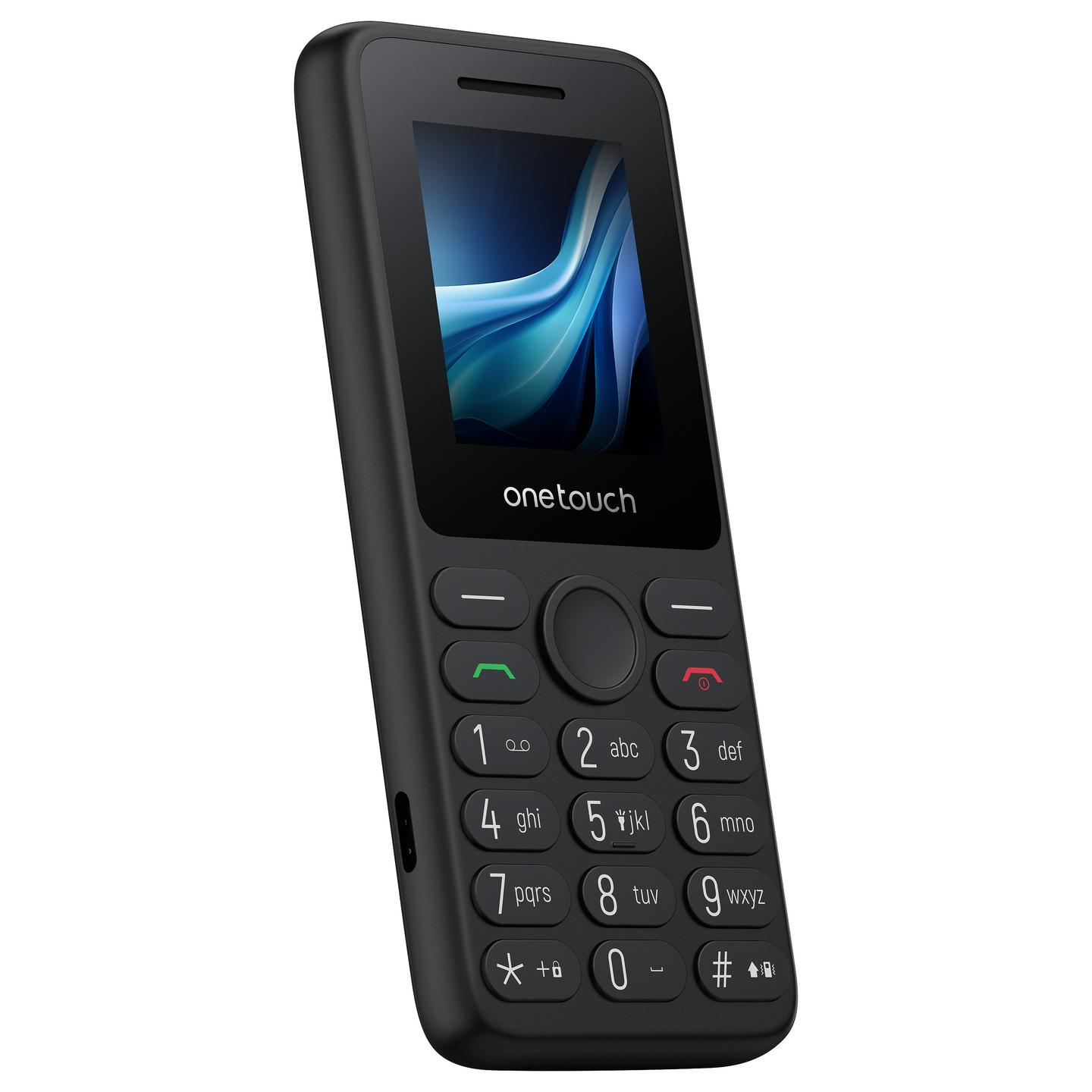 Telefon TCL ONETOUCH 5041 / 1.8" / 4G LTE / Dual SIM / Bluetooth 5.0 / 64 MB RAM / 128 MB / microSD deri 128 GB / USB-C / 1030 mAh - Gri e errët - 8